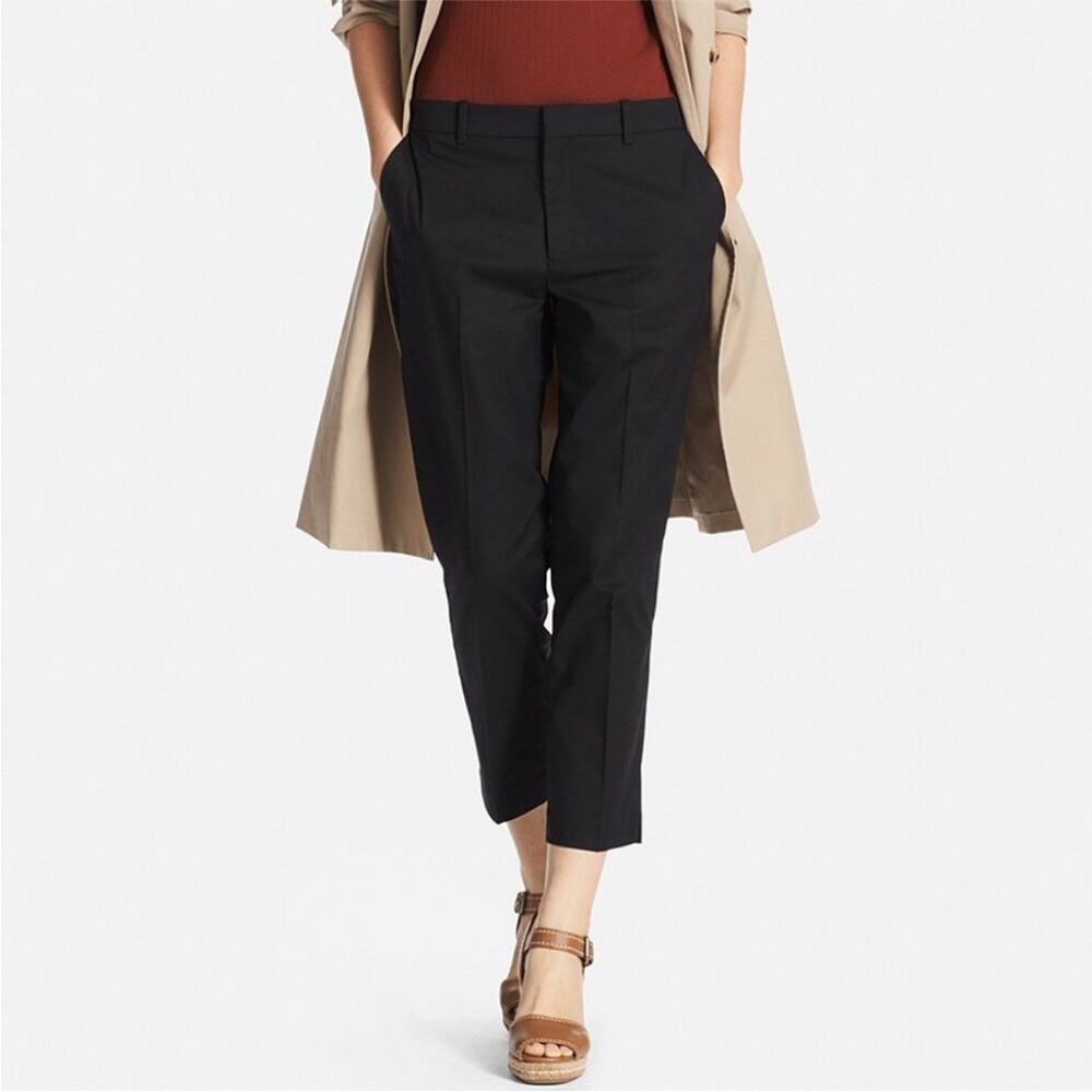 Uniqlo Dry Stretch Cropped Pant in Black